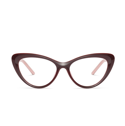 Aime Pink TR90 Cateye Glasses Frames Fashion Style For Women