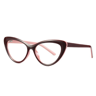 Aime Pink TR90 Cateye Glasses Frames Fashion Style For Women
