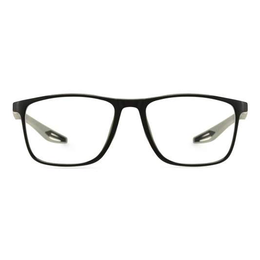 Eagle Sleek Black Rectangle TR90 Readers Glasses