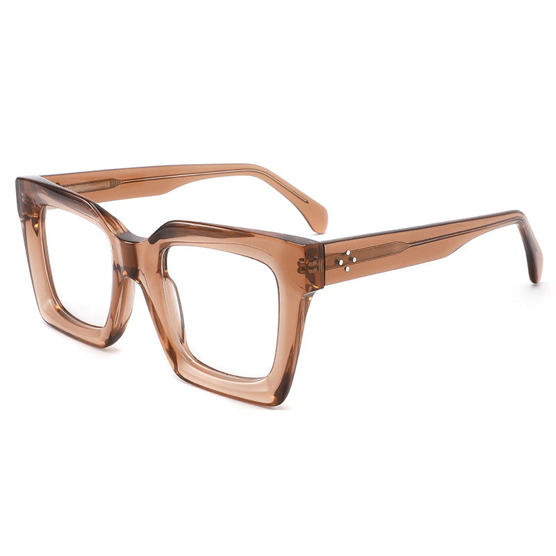 Elio Classic Acetate Square Frames Blue Light Blocking Glasses