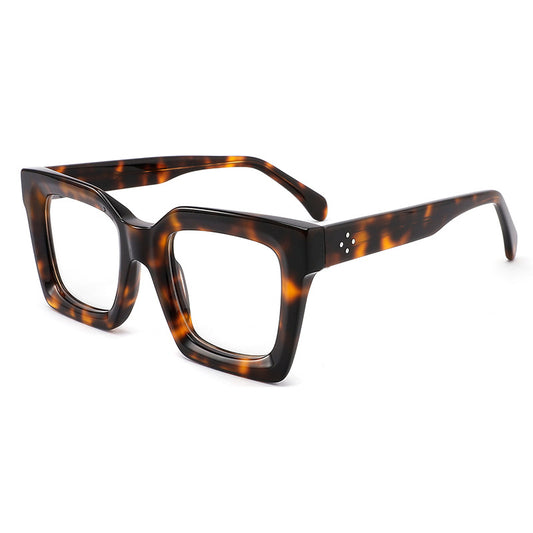 Elio Classic Acetate Square Frames Blue Light Blocking Glasses