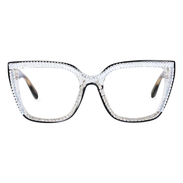 Jesse TR90 Diamond Cat Eye Frames Minimalist Glasses