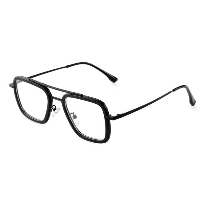 Zarek Gold Metal Aviator Eyeglasses For Women