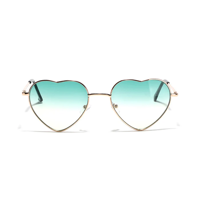 Ruth Multicolor Heart Sunglasses Fashion Lovely Style UV400 Protection Lens