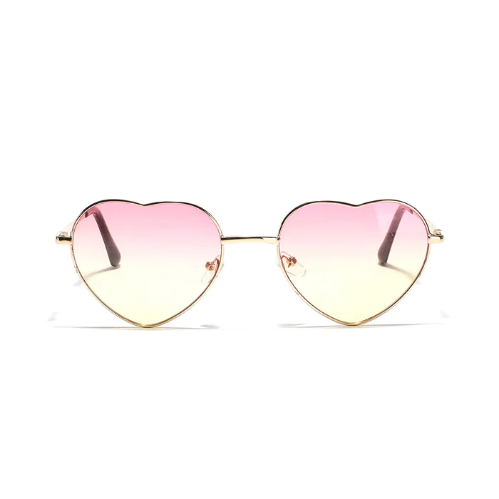Ruth Multicolor Heart Sunglasses Fashion Lovely Style UV400 Protection Lens