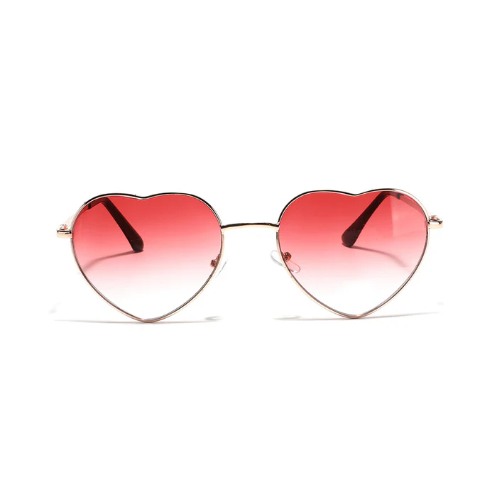 Ruth Multicolor Heart Sunglasses Fashion Lovely Style UV400 Protection Lens