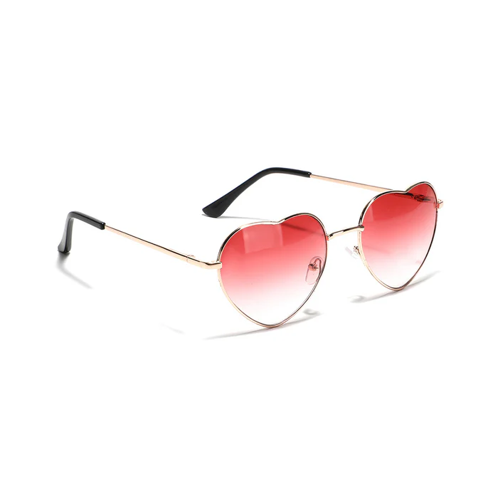 Ruth Multicolor Heart Sunglasses Fashion Lovely Style UV400 Protection Lens
