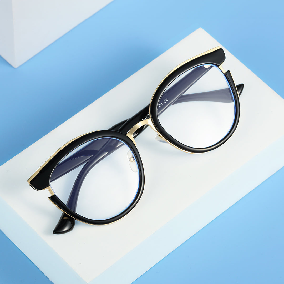 Estevo TR90 Cat Eye Frames Blue Light Modern Glasses