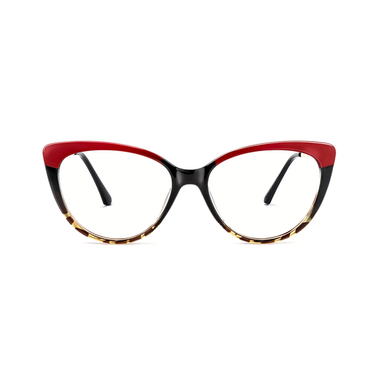 Mara Red And Tortoise Cateye Glasses Frames