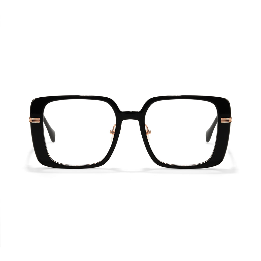 Kena Clear Square Eyeglasses For Women Minimalist