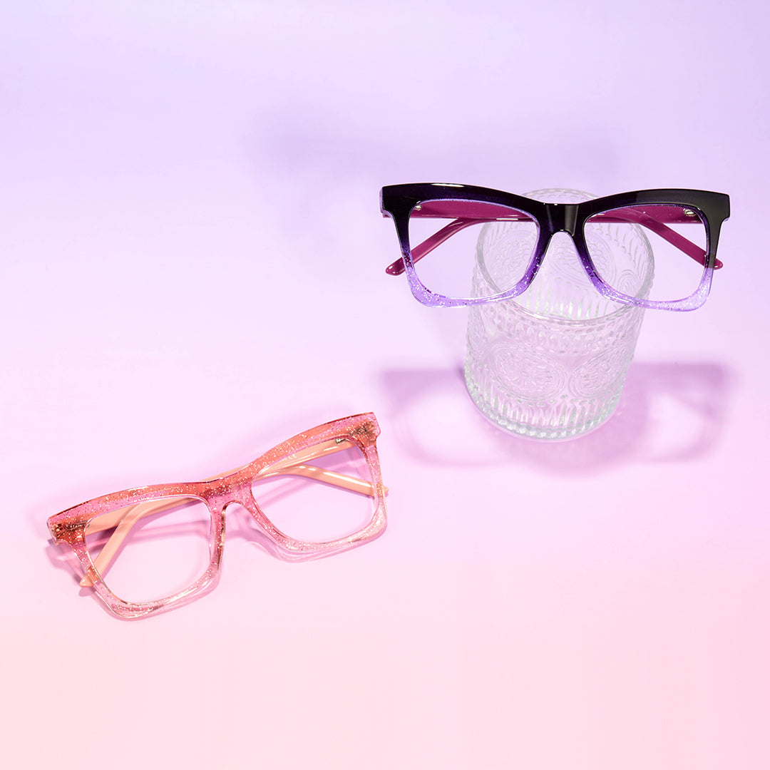 Eira TR90 Butterfly Frames with Two Tone Glitter Glasses