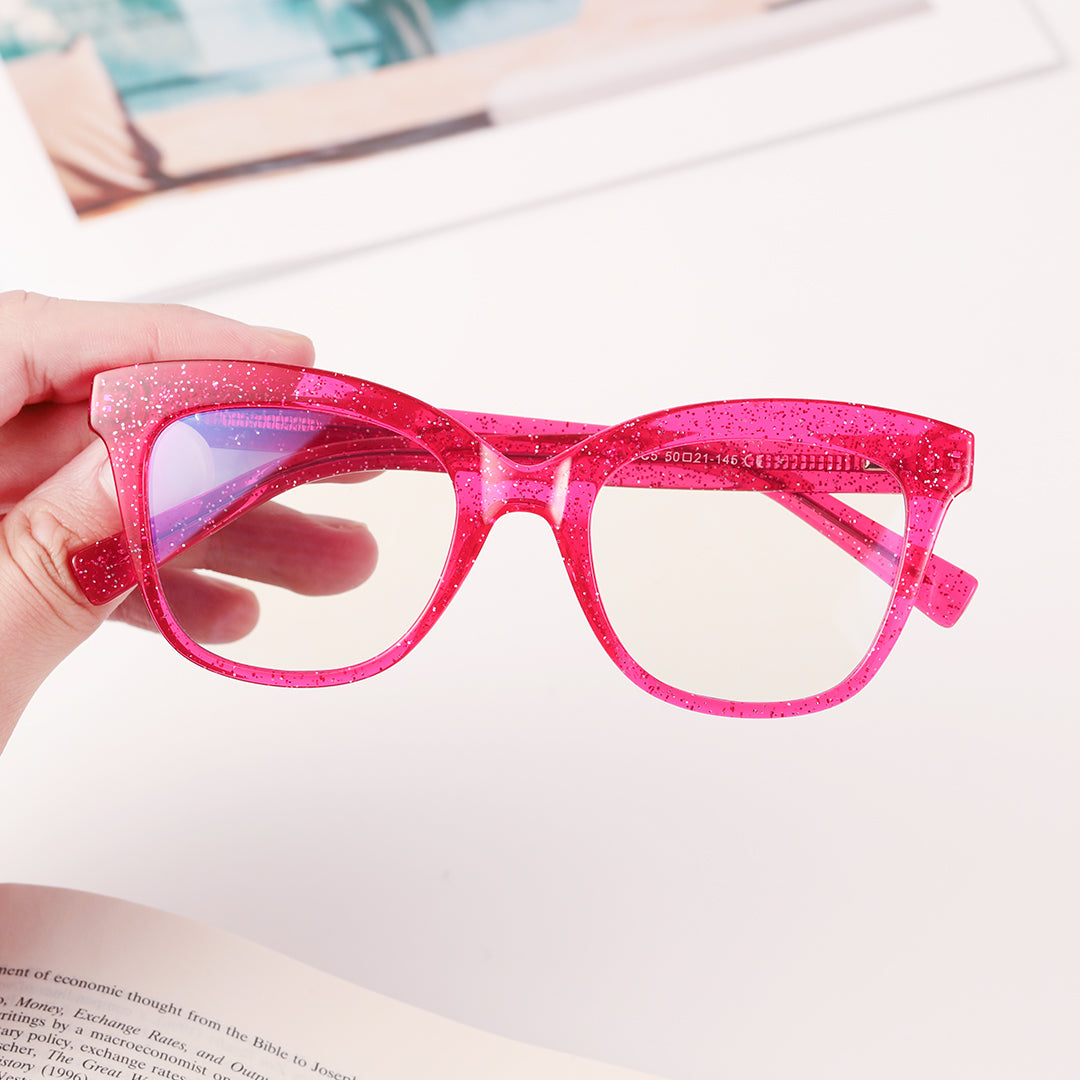 Bike Lightweight Acetate Cat Eye Frames Minimalist Glasses