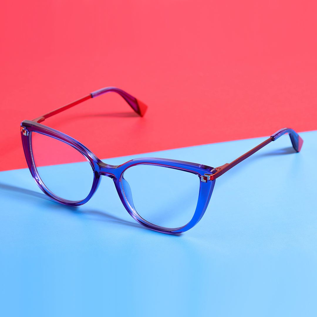 Gigi Multicolor TR90 Cateye Prescription Glasses