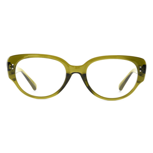 Tame Women's Cat Eye Green TR90 Computer Glasses