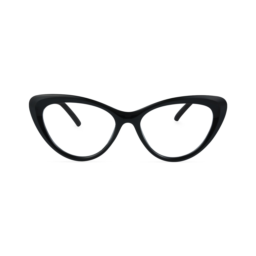 Andy Women's Green Cat Eye TR90 Prescription Eyeglasses