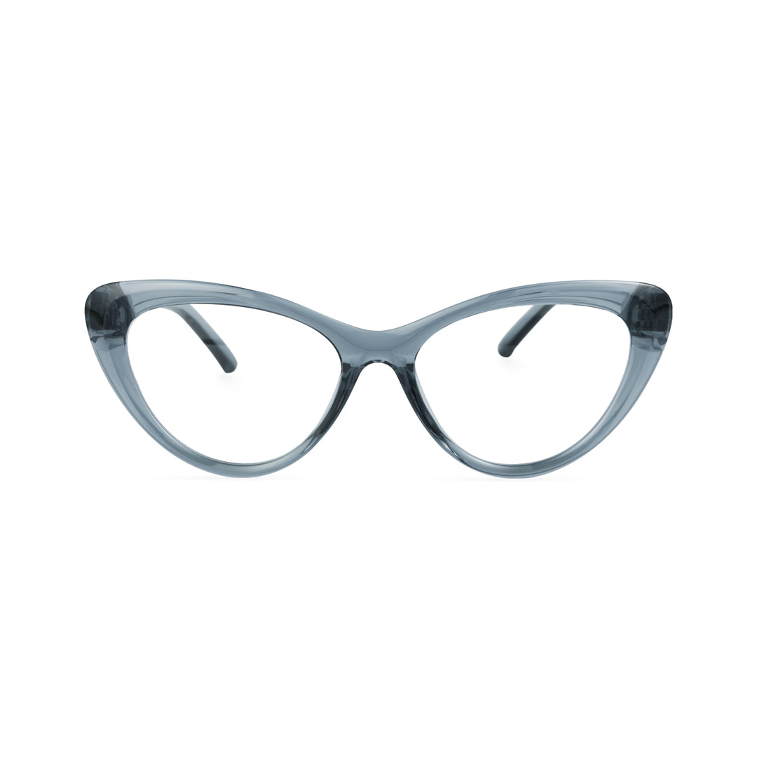 Andy Women's Green Cat Eye TR90 Prescription Eyeglasses
