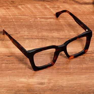 Elio Classic Acetate Square Frames Blue Light Blocking Glasses