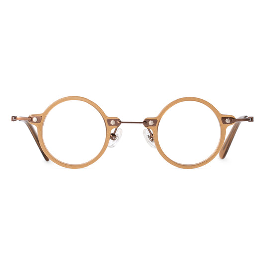 Round Brown Glasses