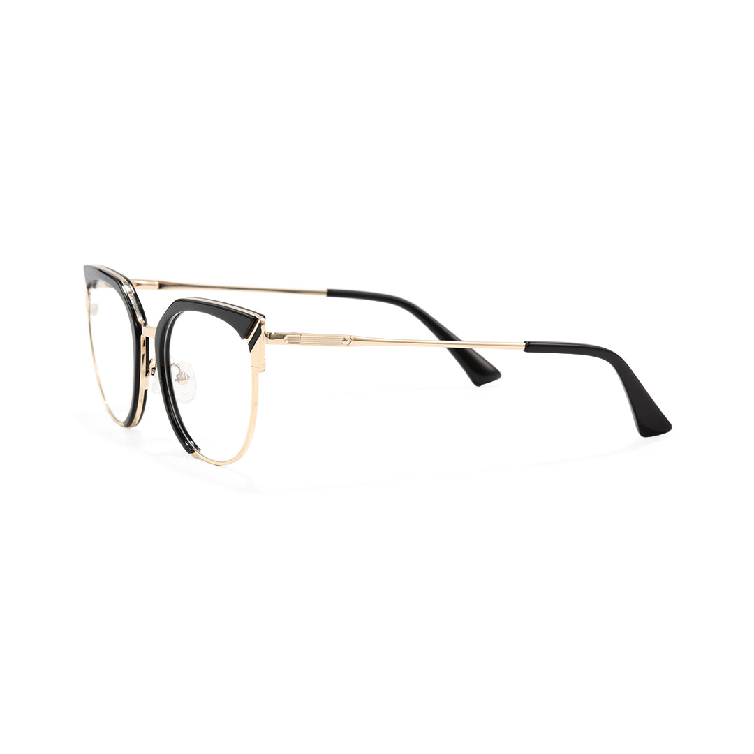 Fola Acetate and Metal Cat Eye Glasses Frames