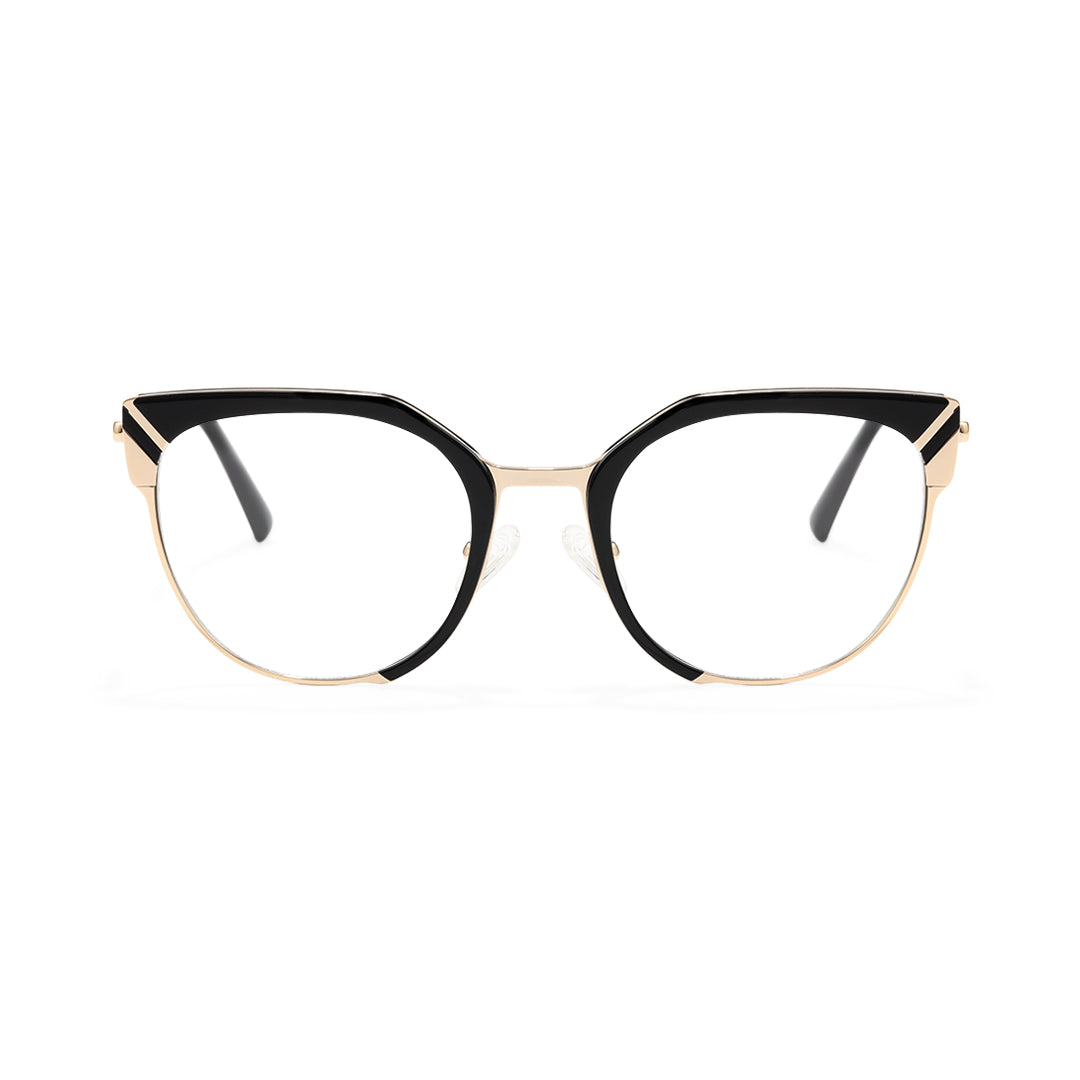 Fola Acetate and Metal Cat Eye Glasses Frames