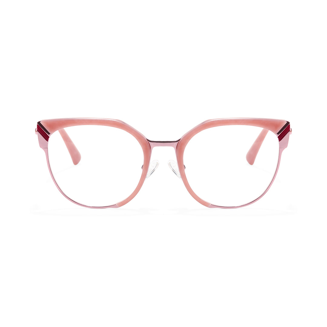 Fola Acetate and Metal Cat Eye Glasses Frames