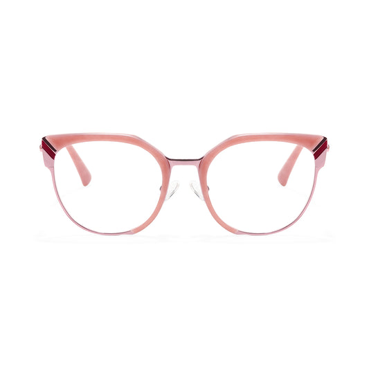 Fola Acetate and Metal Cat Eye Glasses Frames
