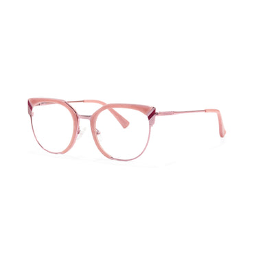 Fola Acetate and Metal Cat Eye Glasses Frames