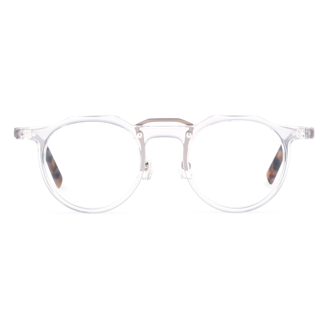 Shirley Geometric Acetate Prescription Glasses for Men and Women