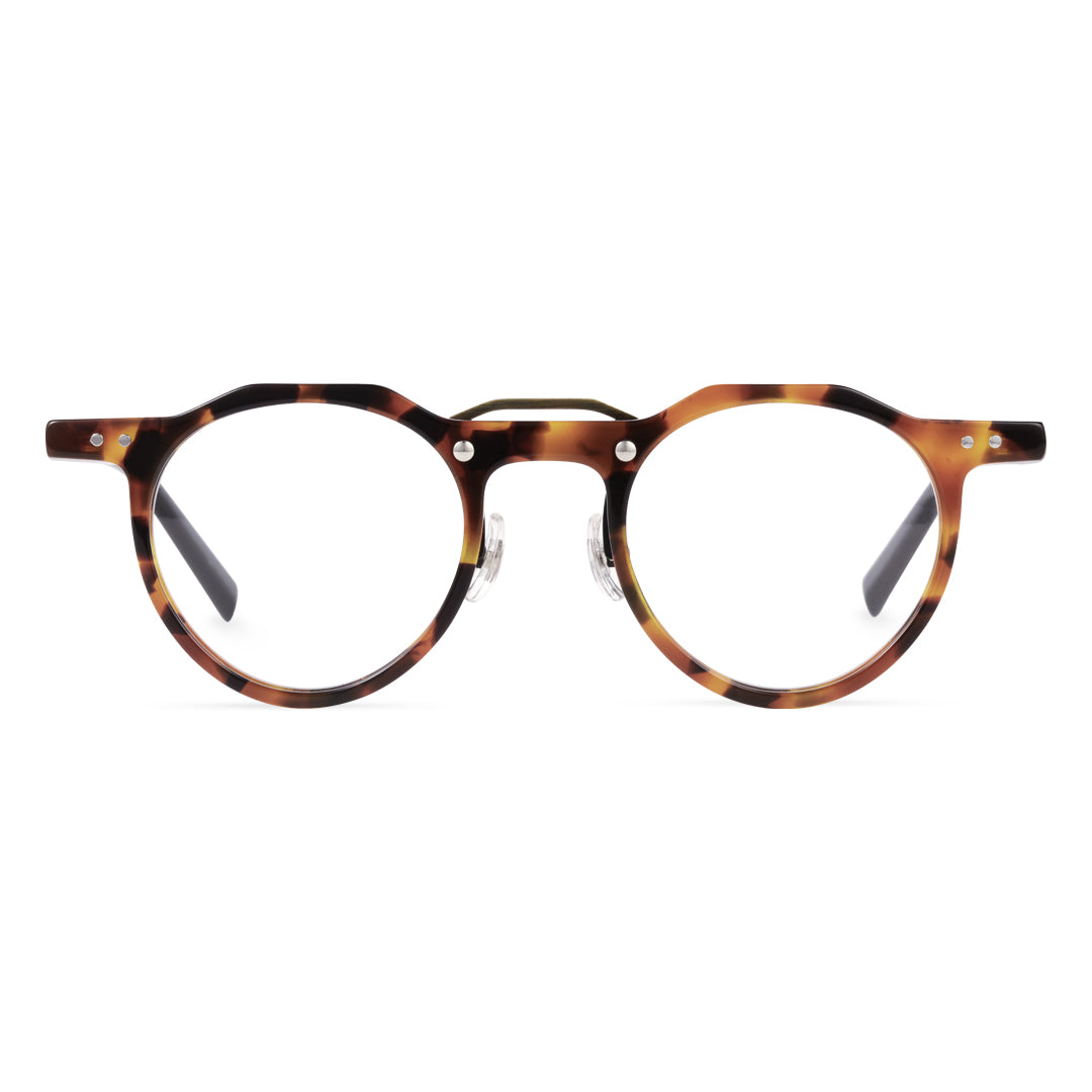 Shirley Geometric Acetate Prescription Glasses for Men and Women