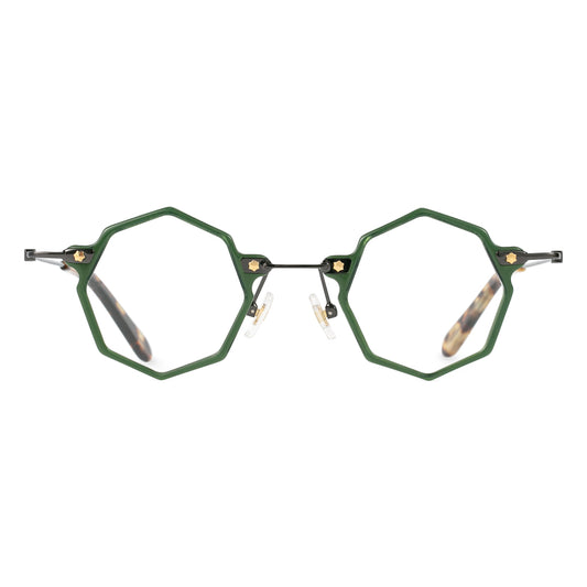 Retro Polygon Prescription Glasses