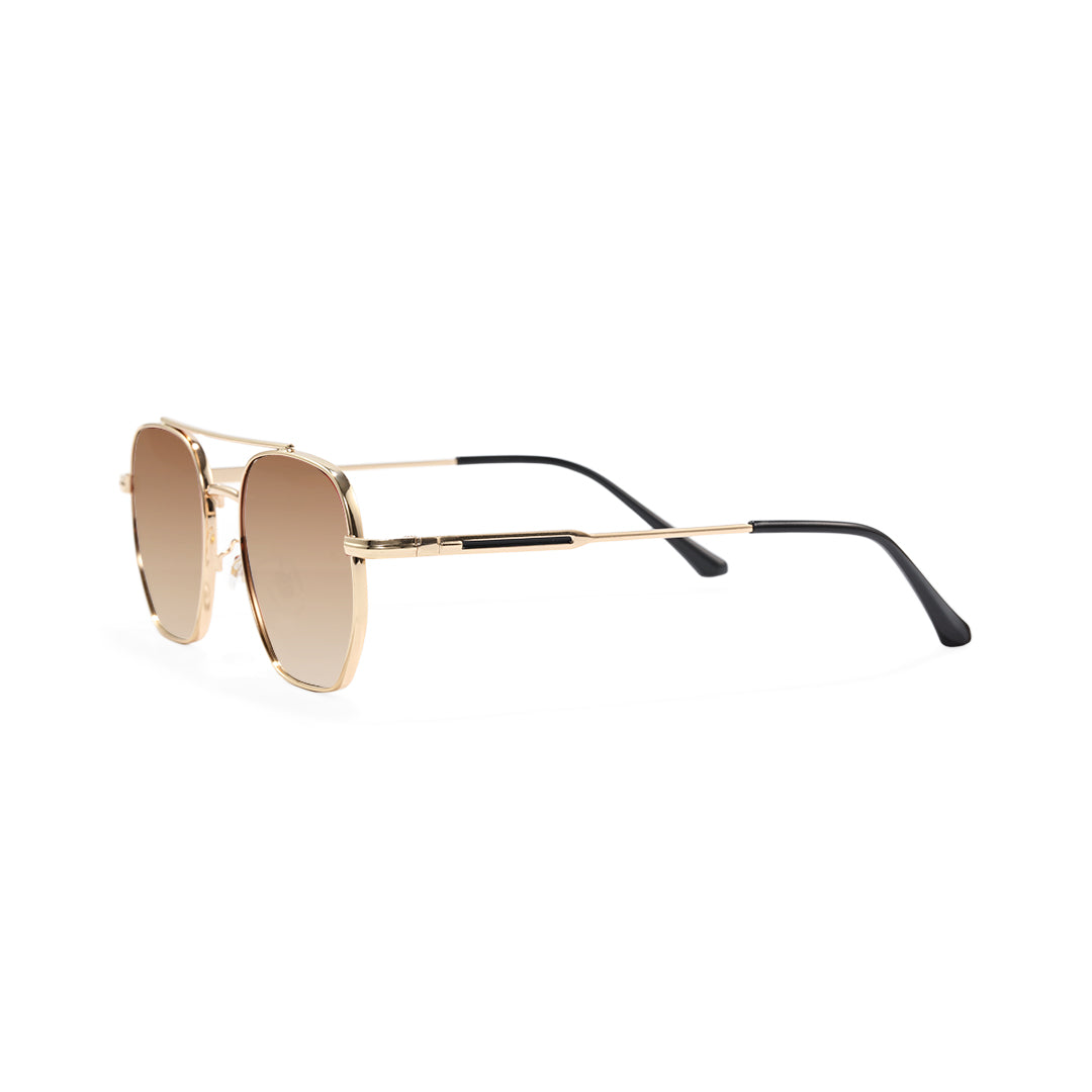 Gra Aviator Metal Brown Color Adjustable Nose Pads Shades Sun Glasses