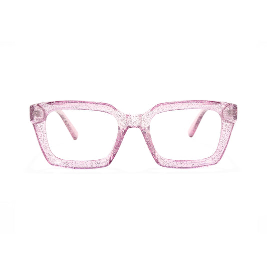 Ola Pink TR90 Women's Reading Glasses Glitter Eyeglasses