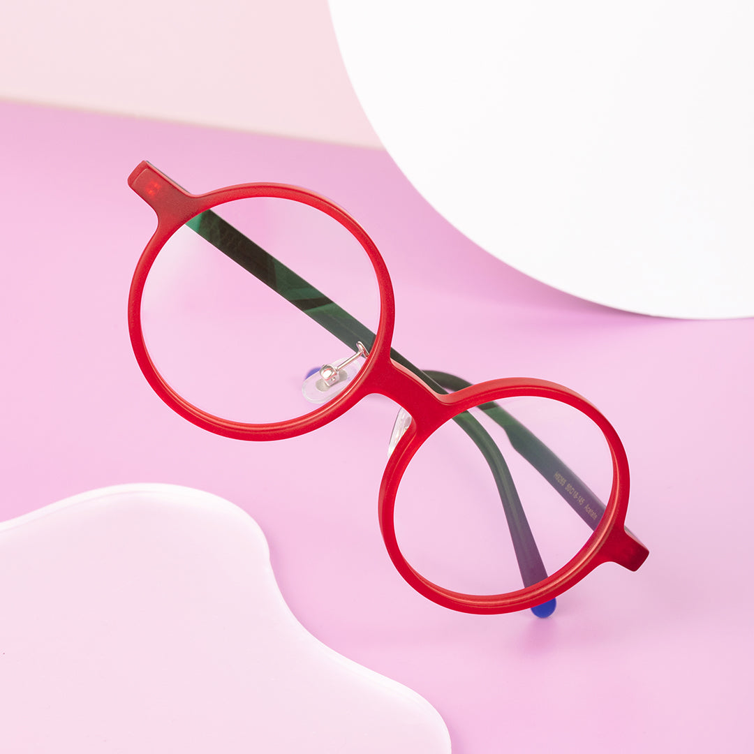 Round Light Pink Frames