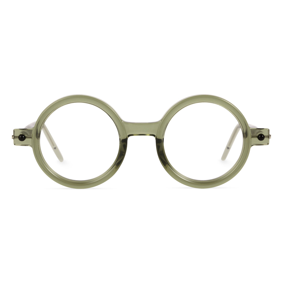 Green Round Glasses