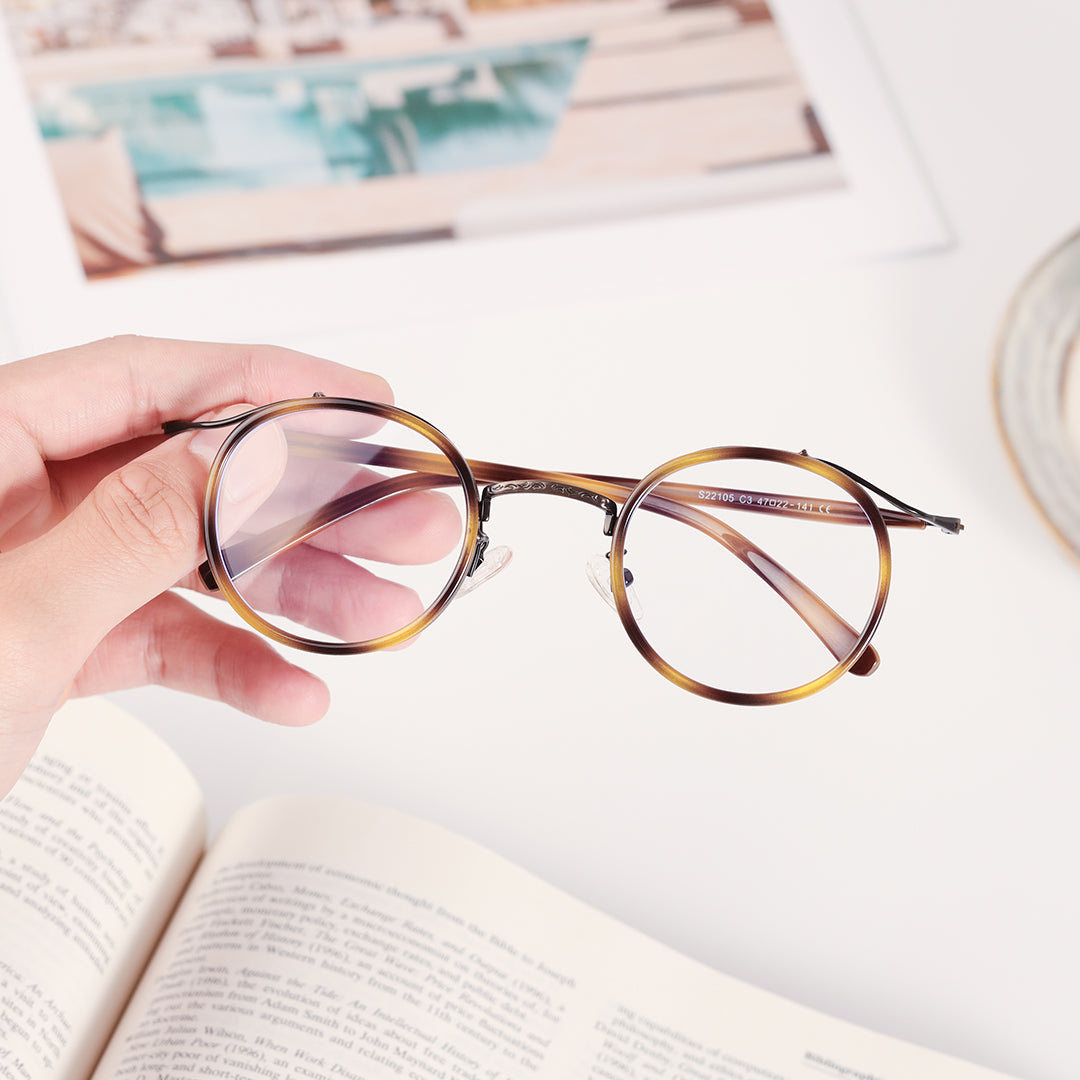 Round Metal Glasses