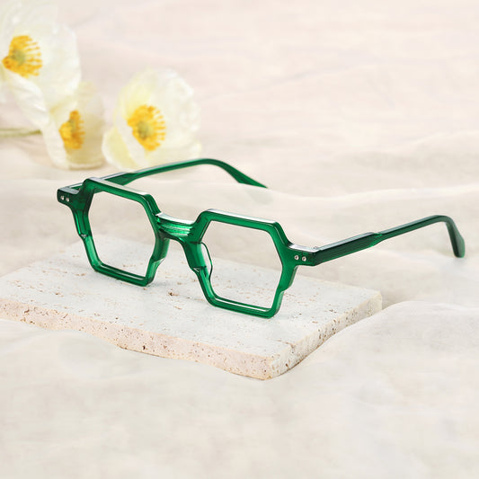Geometric Acetate Glasses