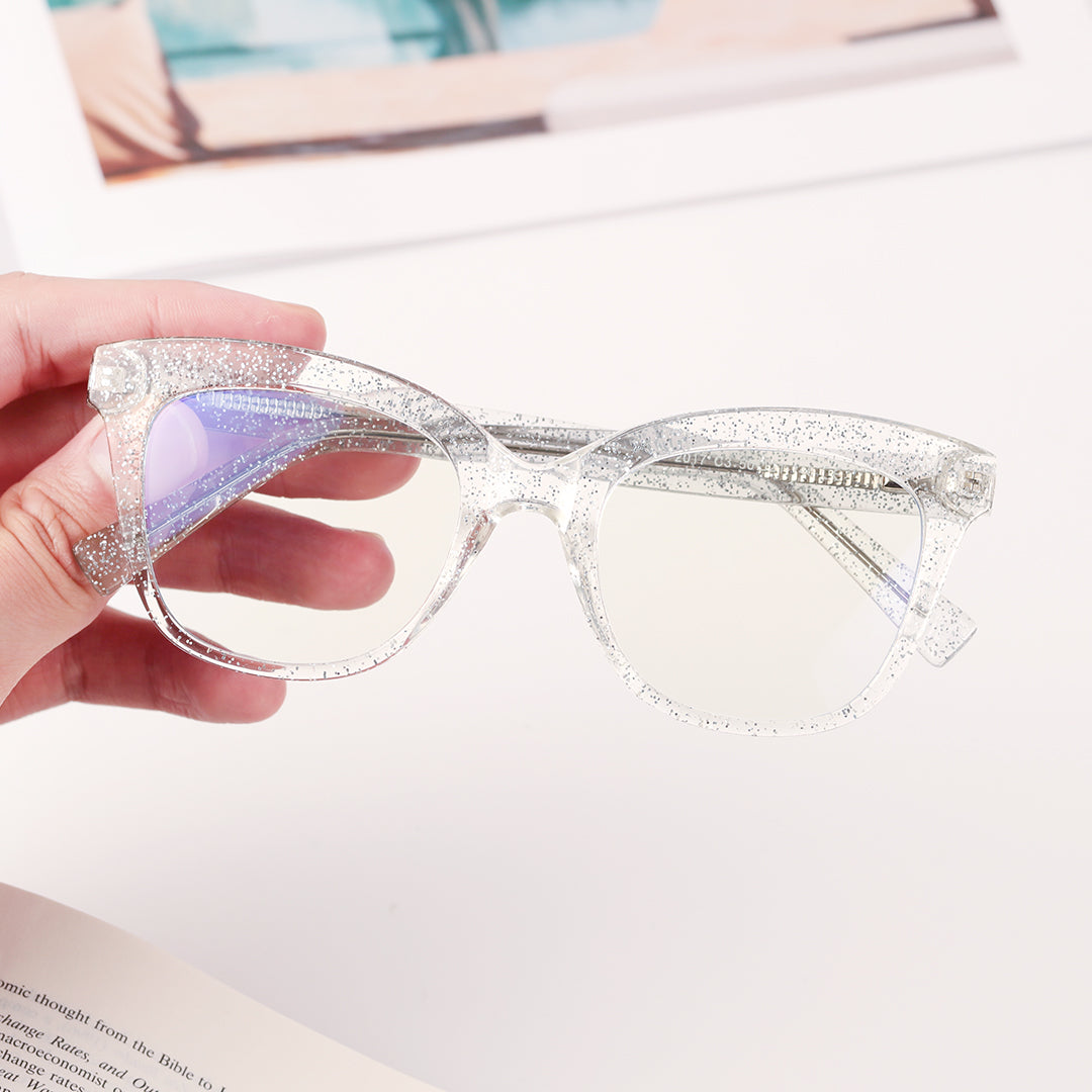 Bike Lightweight Acetate Cat Eye Frames Minimalist Glasses