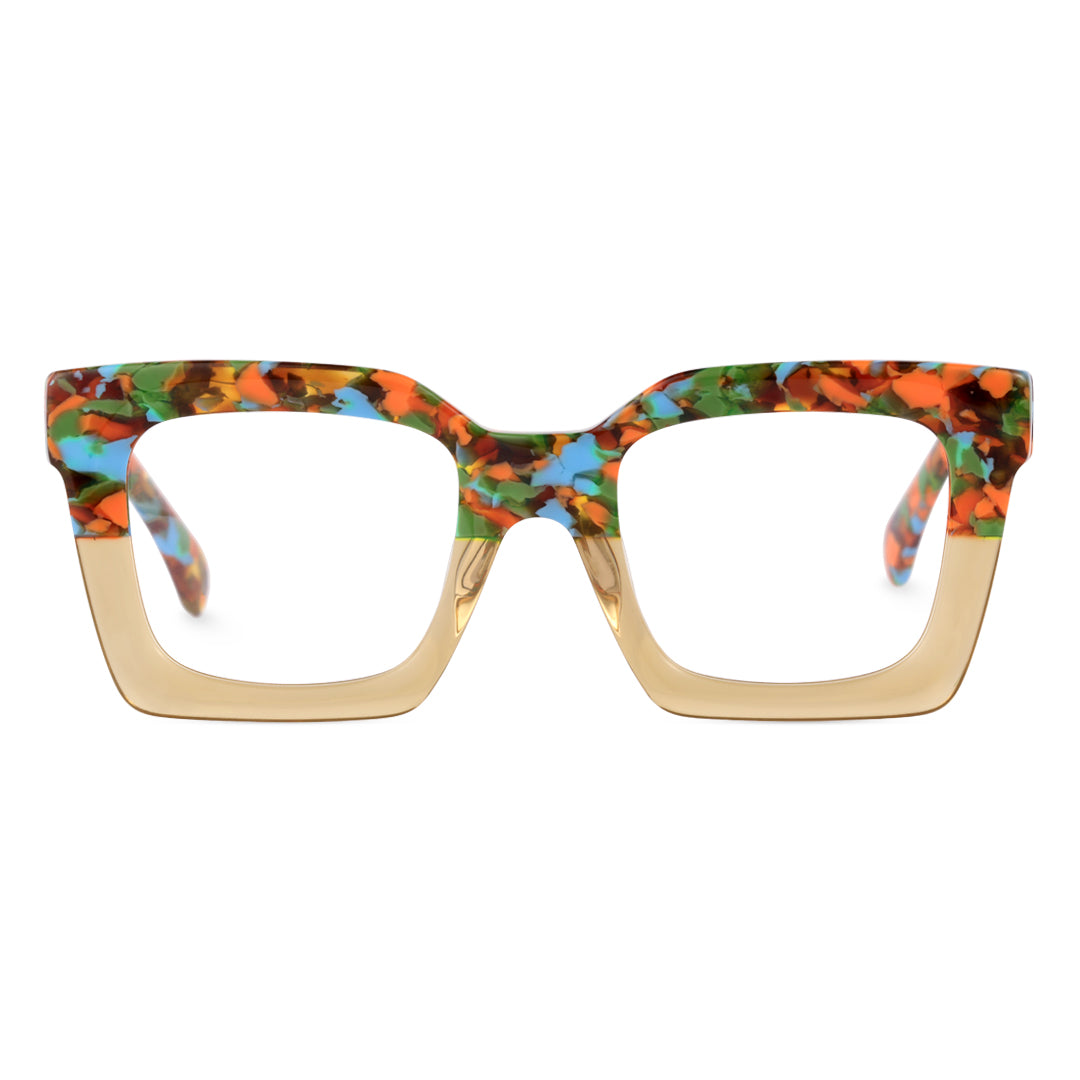 Jessy Square Acetate Eyeglasses Best Blue Light Glasses