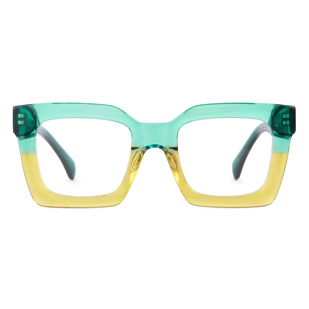 Jessy Square Acetate Eyeglasses Best Blue Light Glasses