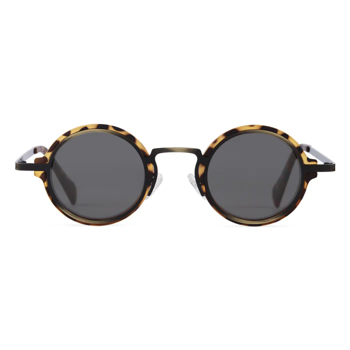Bil Classic Black Metal Round Eyeglasses For Women’s Blue Light Protection