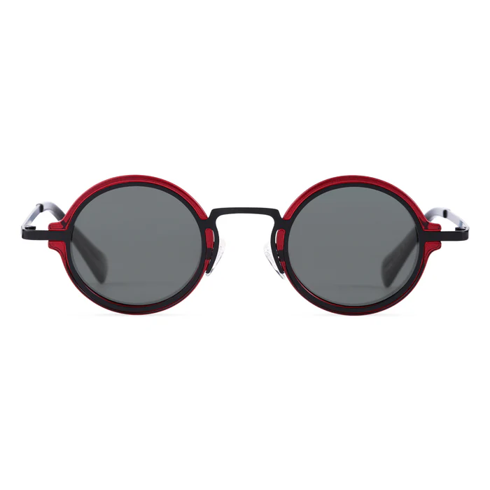 Bil Classic Black Metal Round Eyeglasses For Women’s Blue Light Protection