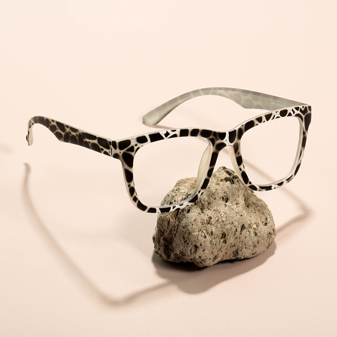 Gaye Cute Tortoise Rectangle Glasses Eyewear