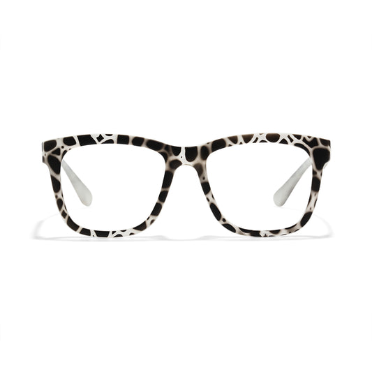 Gaye Cute Tortoise Rectangle Glasses Eyewear
