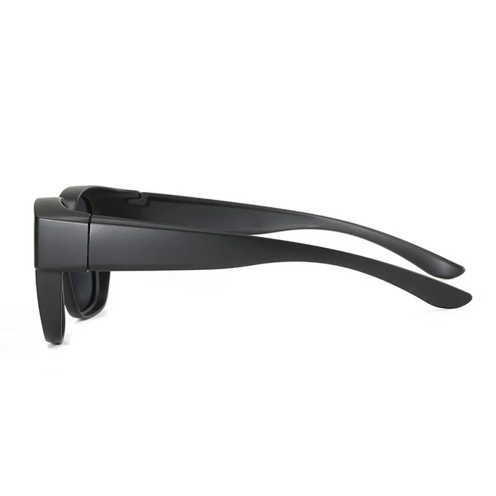 Bran Women's Black Square TR90 Polarized Lenses