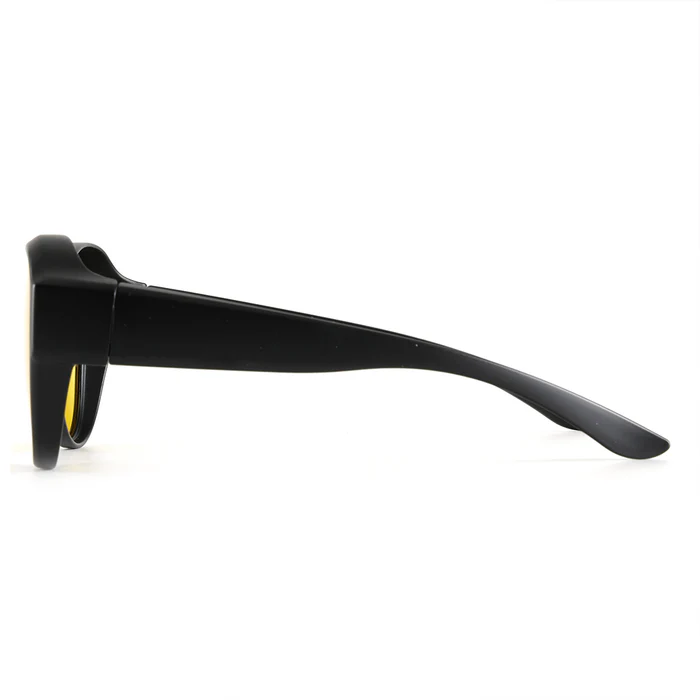Bran Women's Black Square TR90 Polarized Lenses