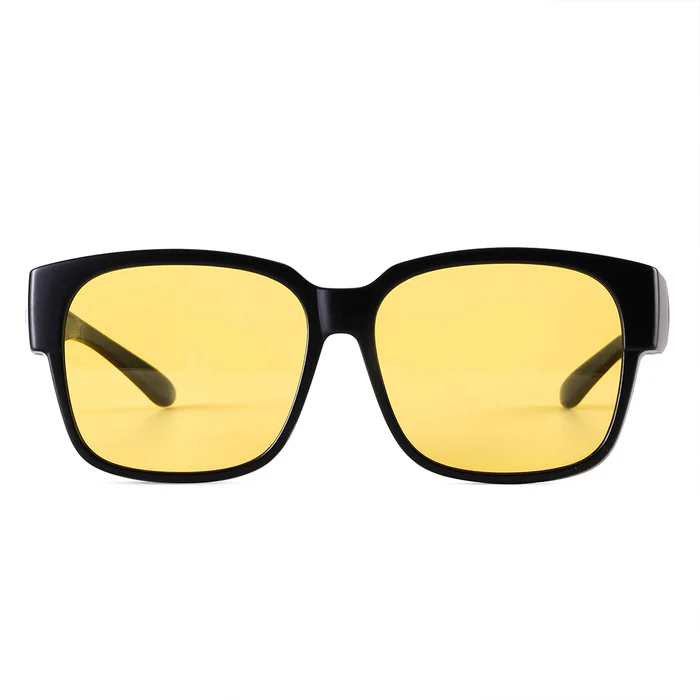 Bran Women's Black Square TR90 Polarized Lenses