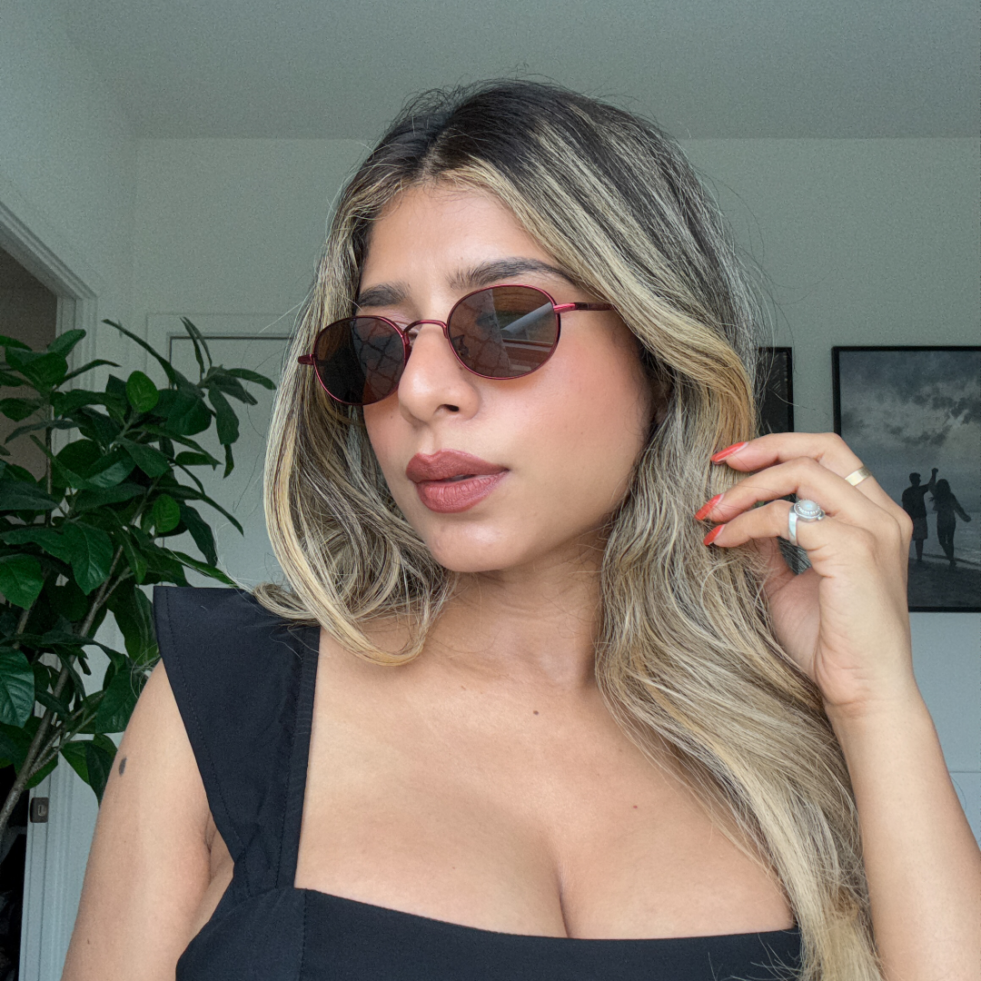 Astr Lightweight Oval Titanium Glasses with Blue Light Blocking Lenses