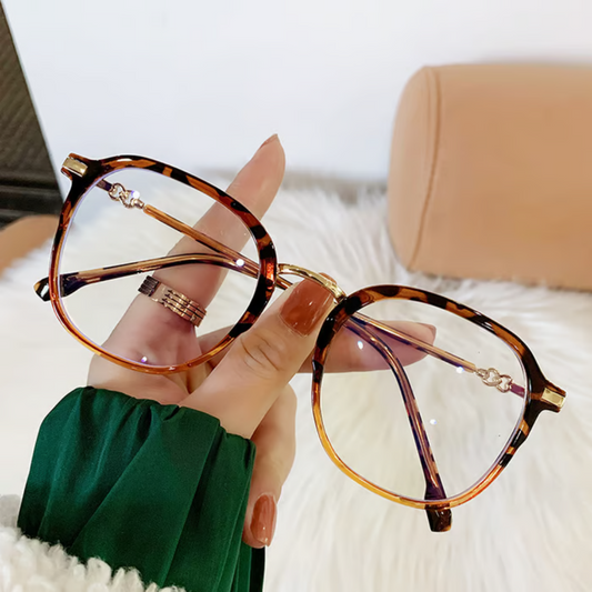Mita Round Retro Eyeglasses With Prescription Lenses