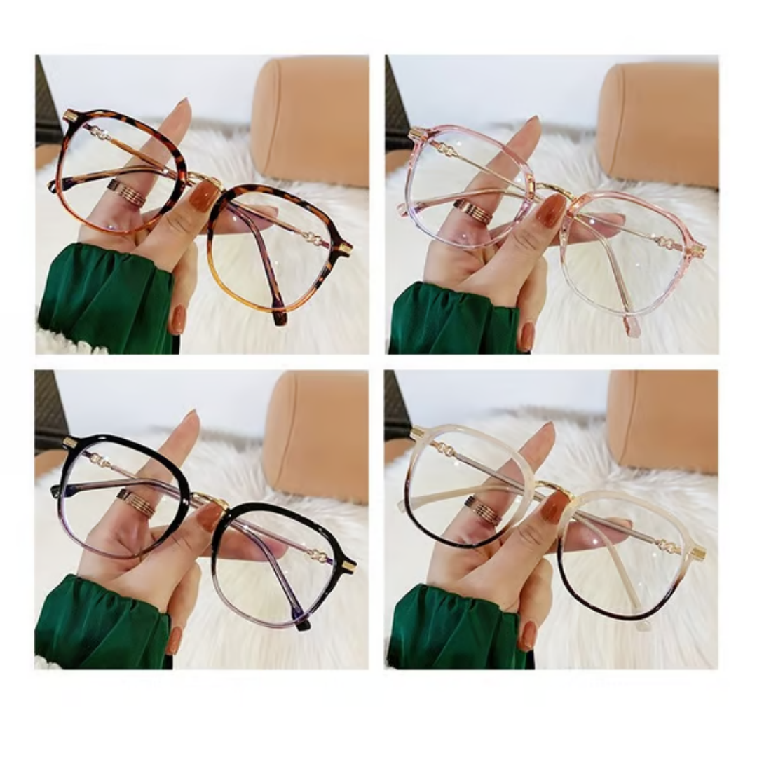 Mita Round Retro Eyeglasses With Prescription Lenses