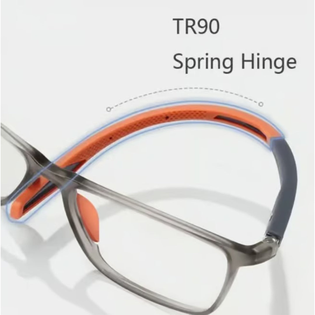 Mave Rectangular Men's Sports Reading Glasses